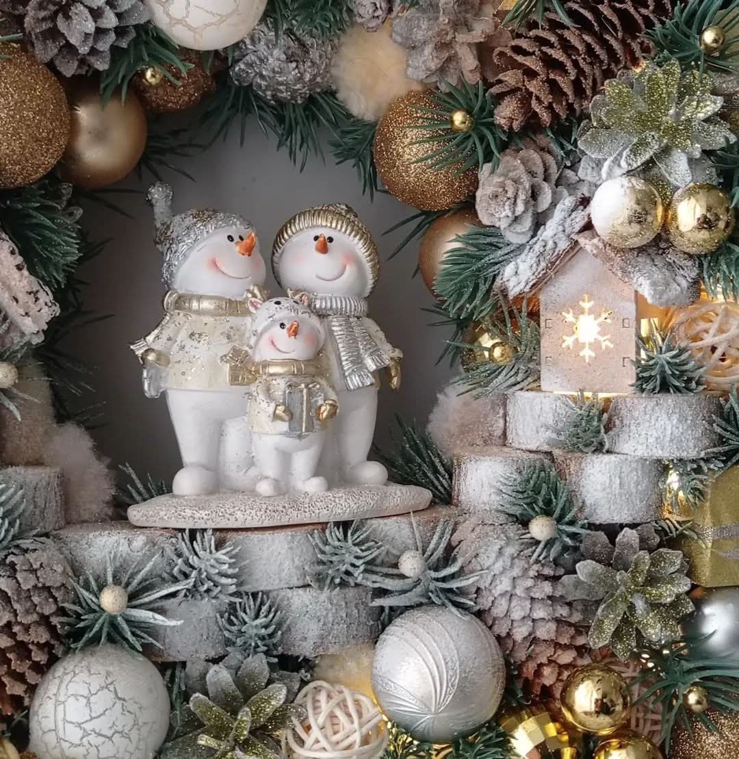 Guirlanda Natal Lux Dourada