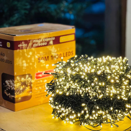 Pisca Festão LED Estrobo Bivolt Premium – Uso Interno e Externo